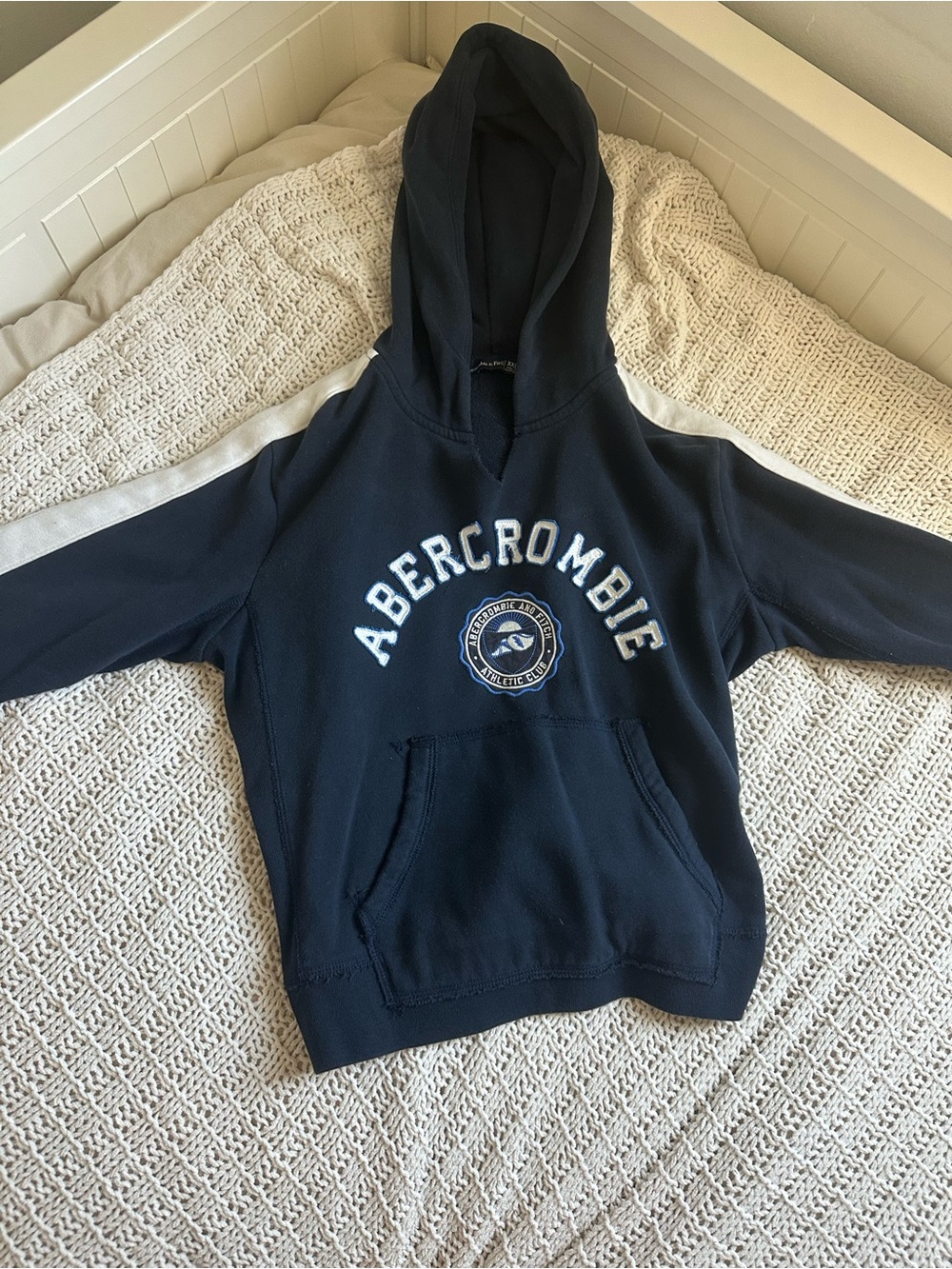 Abercrombie & Fitch Navy Blue Hoodie